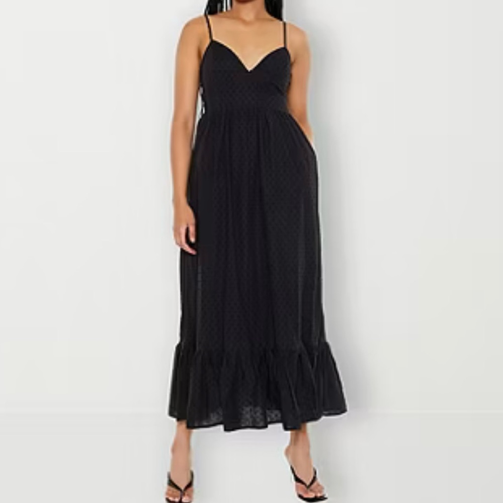 NWT Plunging Cami Cutout Midi Dress
